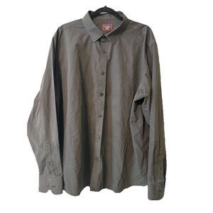 UNTUCKit Shirt Mens Large Black Cotton Long Sleeve Button Up XXXL